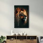 Wallity SPR-1291 Pintura Decorativa de Vidrio Templado Multicolor 46 x 72 cm